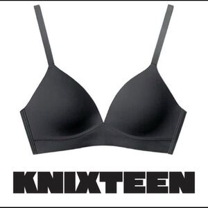 KnixTeen Classic Seamless Black Women's Bra, Size M